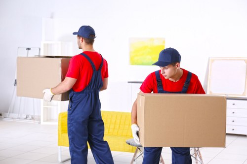Local man with a van arriving for a Docklands apartment move
