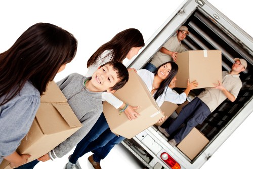 Professional movers transporting household items in inner Melbourne