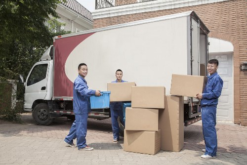 Moving truck service in Docklands for apartment and office relocations