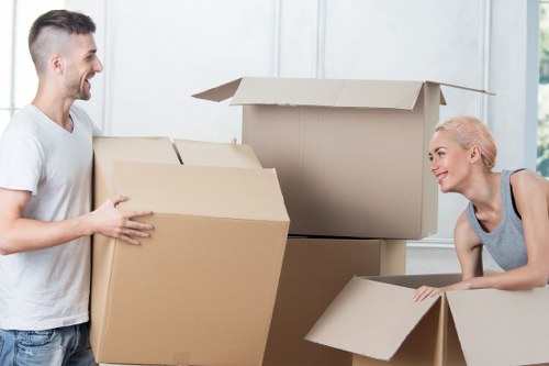 Loading and access planning for a commercial move in Docklands