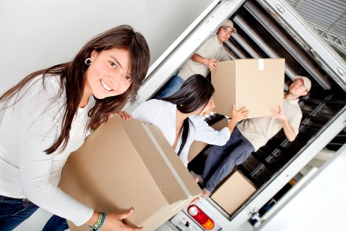 Local Docklands commercial movers handling office furniture and IT equipment